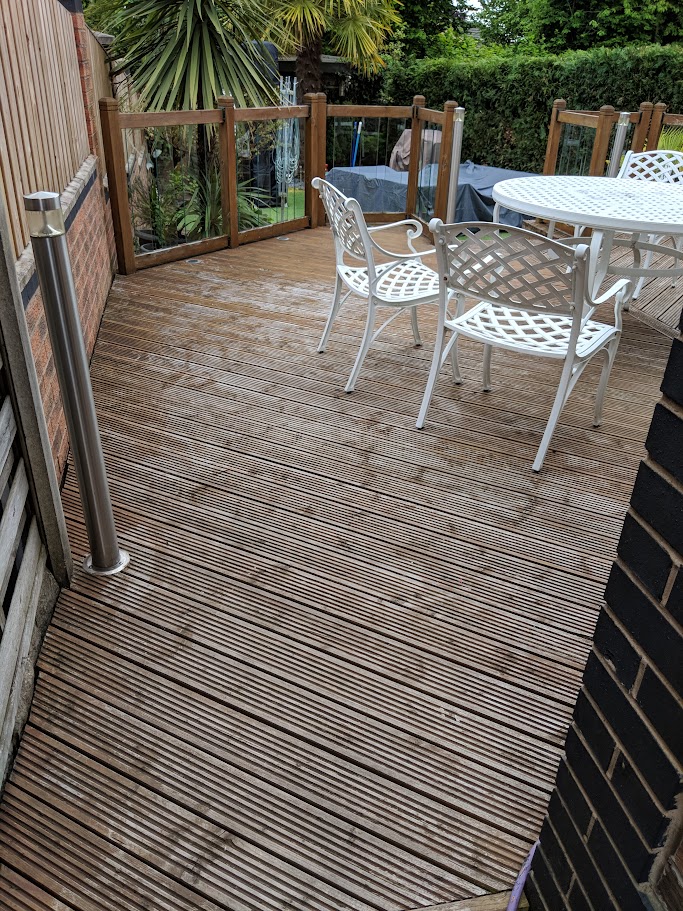 Decking and Metal Garden Furniture