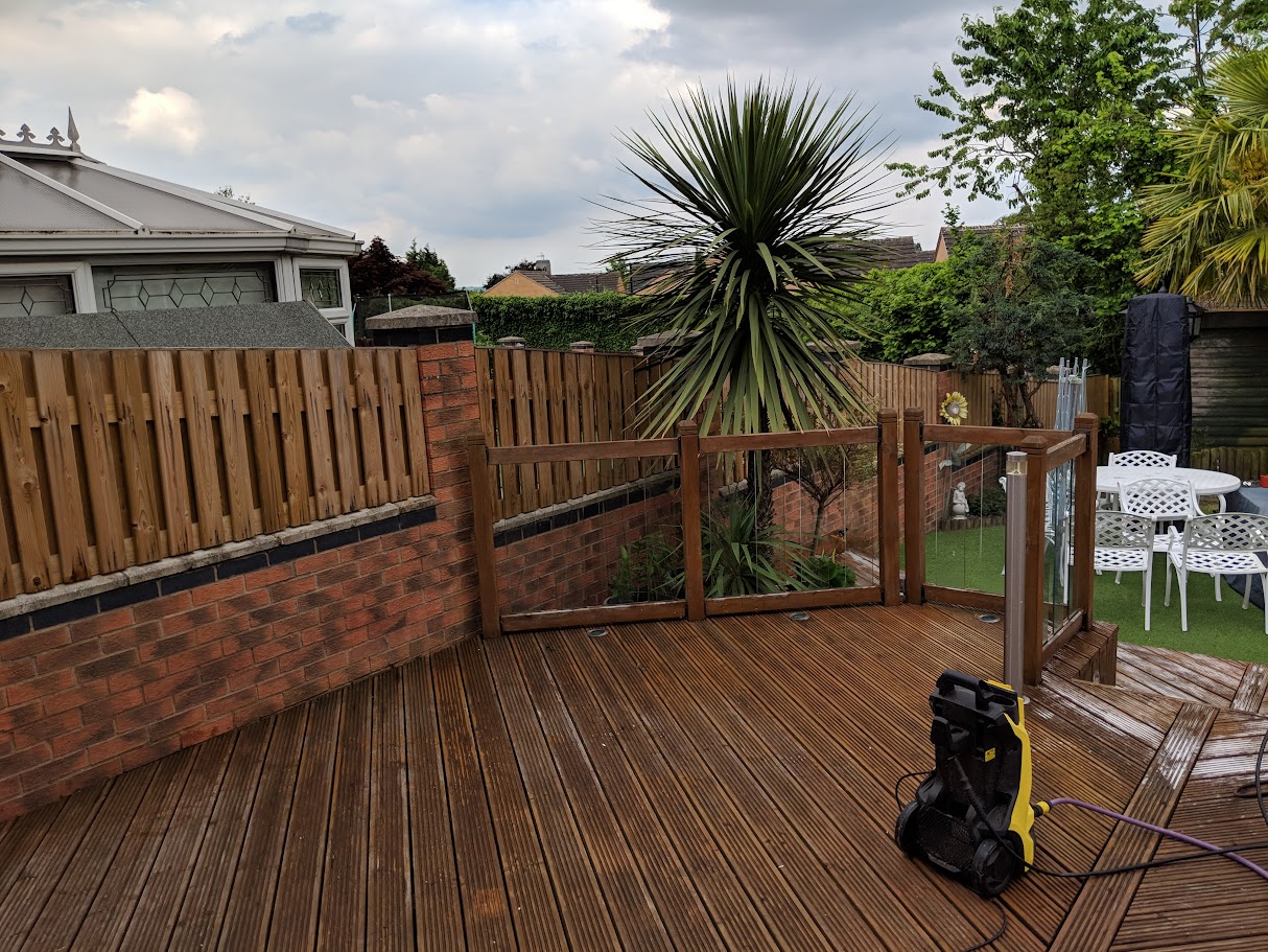 Decking and Metal Garden Furniture