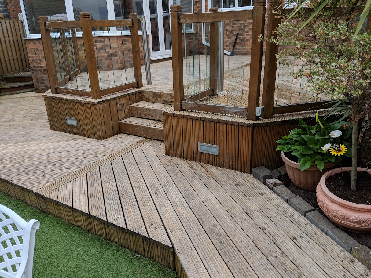 Decking and Metal Garden Furniture