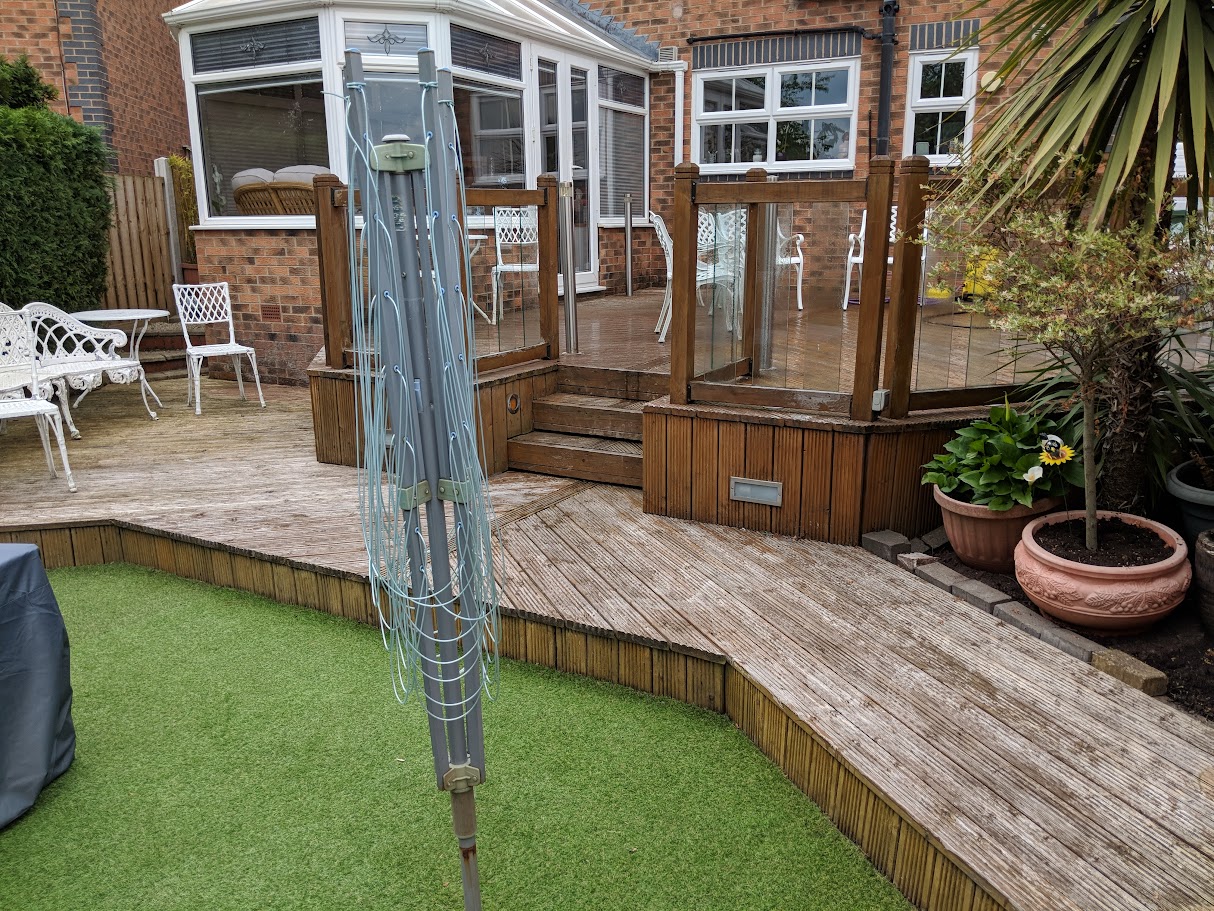 Decking and Metal Garden Furniture