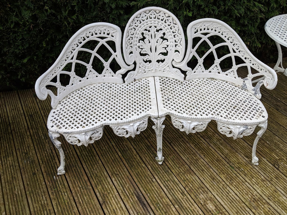 Decking and Metal Garden Furniture