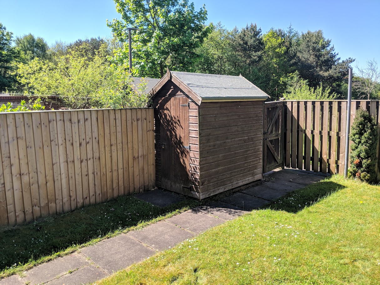 Shed painting