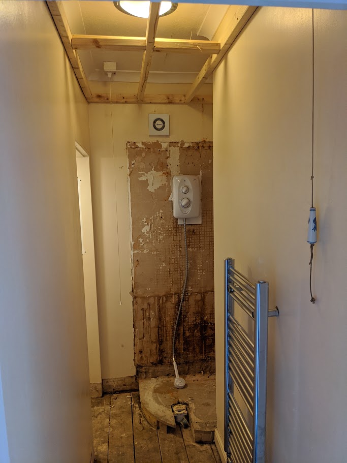 Installing bathroom image