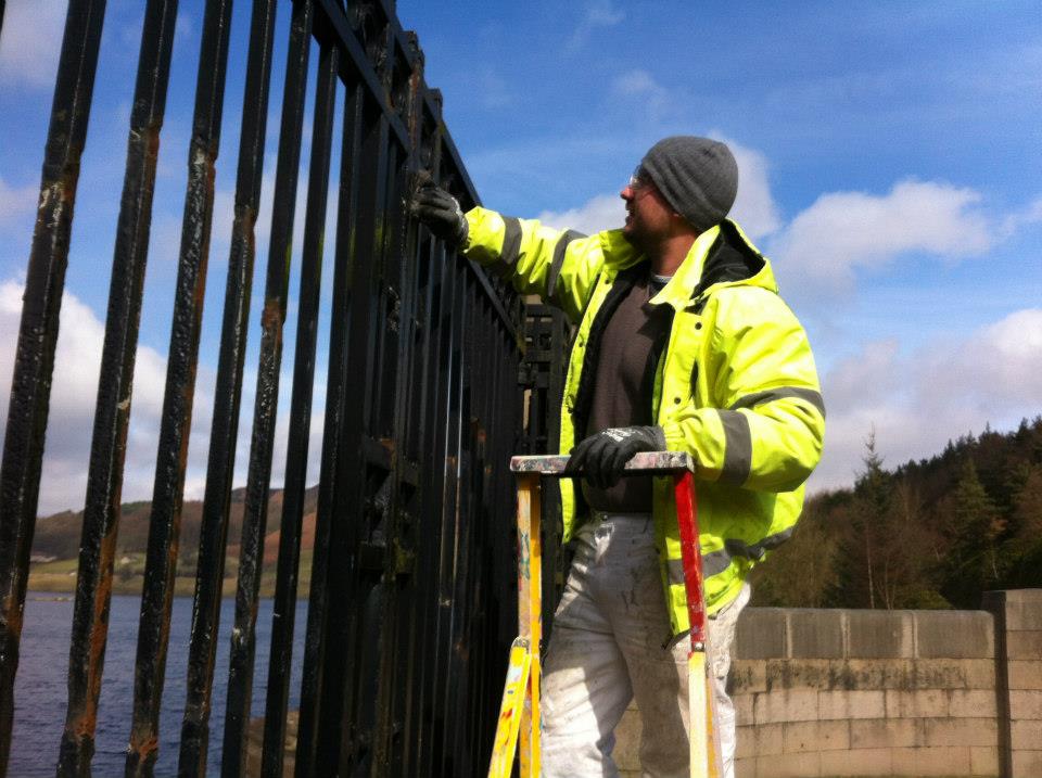 Iron fence image